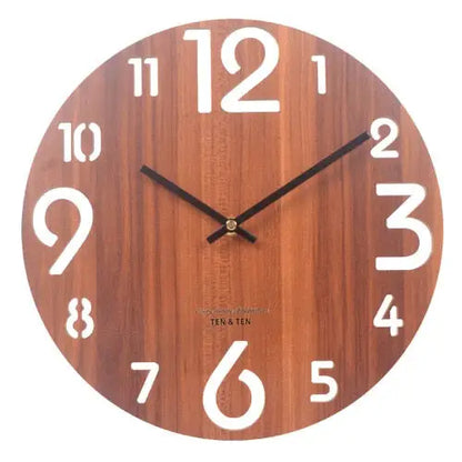 horloge bois blanc - horloge-industrielle