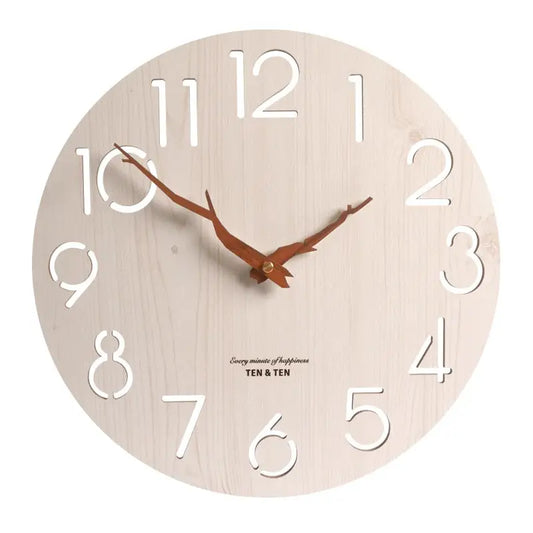 Horloge Bois Design - horloge-industrielle