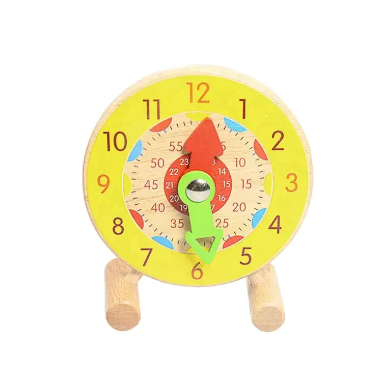 Horloge En Bois Montessori - 2