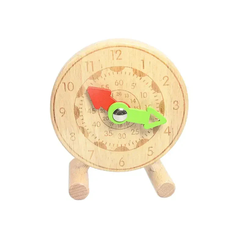 Horloge En Bois Montessori - 4