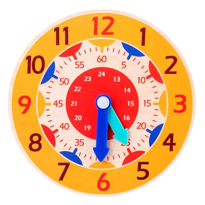 Horloge En Bois Montessori - 8
