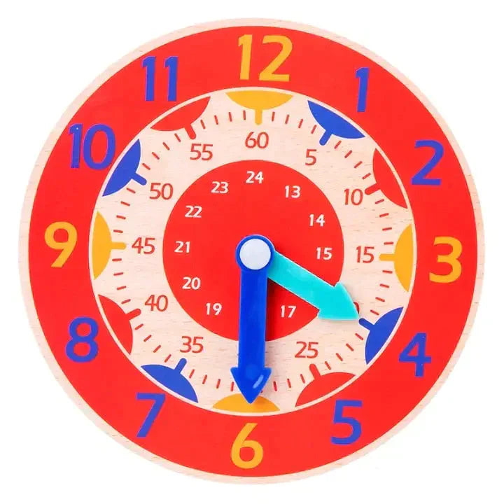 Horloge En Bois Montessori - 9