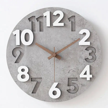 horloge en bois murale - horloge-industrielle