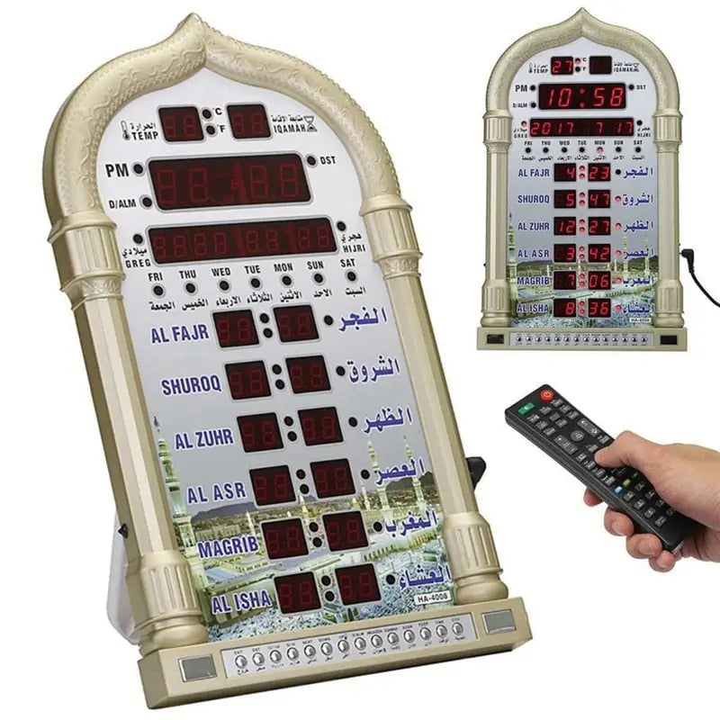 horloge calendrier musulman - horloge-industrielle
