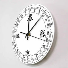 horloge calligraphie chinoise - horloge-industrielle