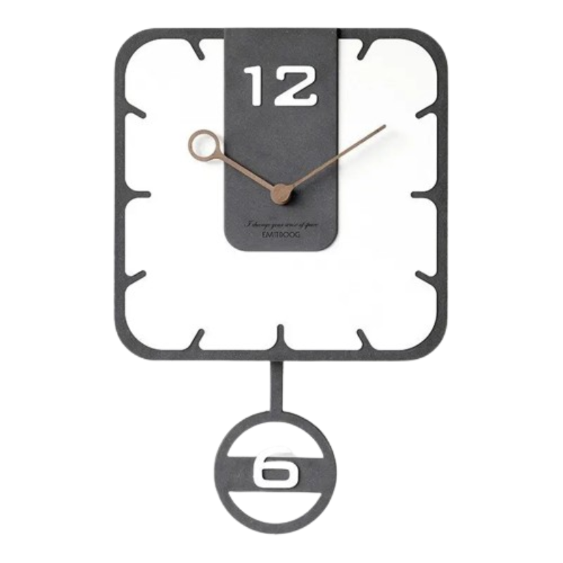 Horloge Carrée avec Pendule