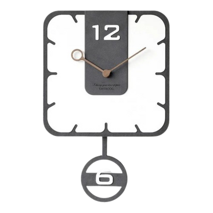 Horloge Carrée avec Pendule