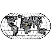 horloge carte du monde à LED - horloge-industrielle