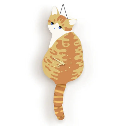 horloge chat vintage - horloge-industrielle