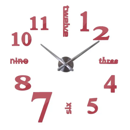 horloge chiffres anglaises - horloge-industrielle