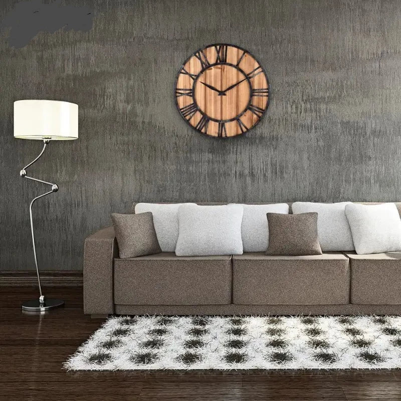horloge chiffres romains - horloge-industrielle