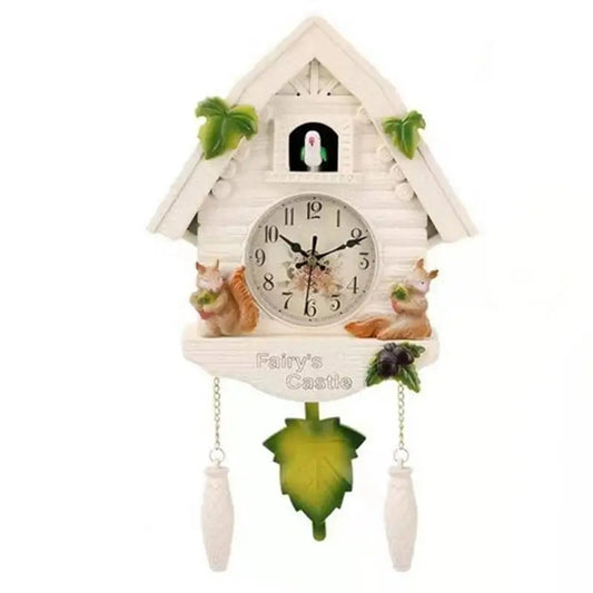 horloge coucou blanche - horloge-industrielle