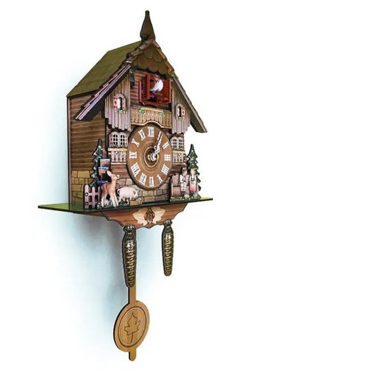 horloge coucou bois - horloge-industrielle