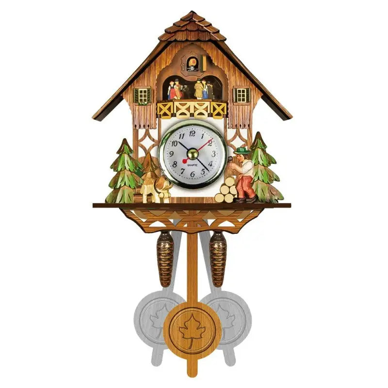 Horloge avec Coucou qui Sort — 7 Décors