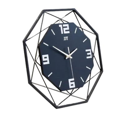 Horloge Design Jaune Et Noire