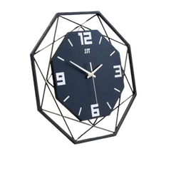Horloge Design Jaune Et Noire