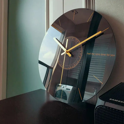 horloge design en verre - horloge-industrielle