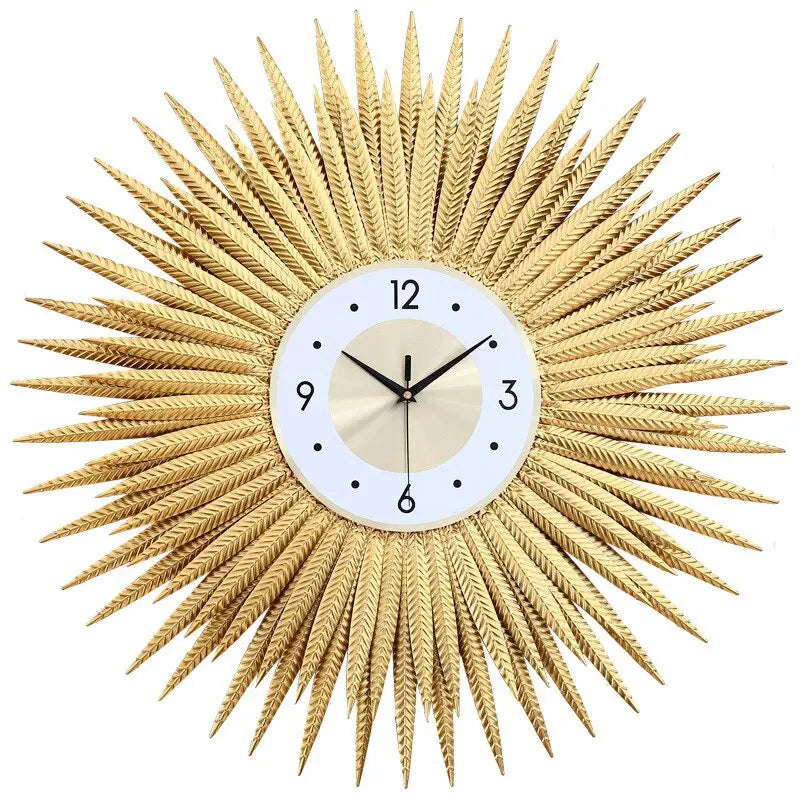 Horloge Murale Dorée Géante — 58, 70 ou 80 cm