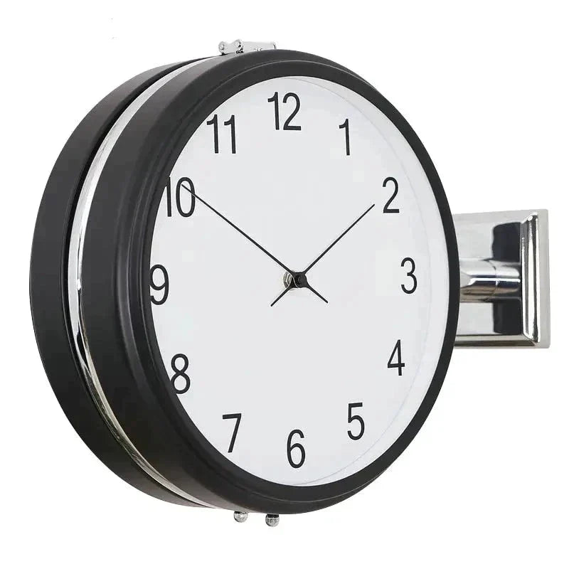 horloge double face moderne - horloge-industrielle