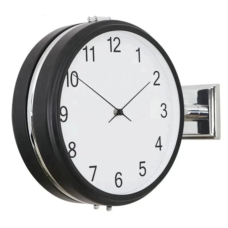 Horloge Double Face à Potence 42 x 31 cm