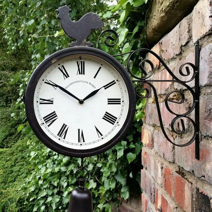 horloge extérieure jardin - horloge-industrielle