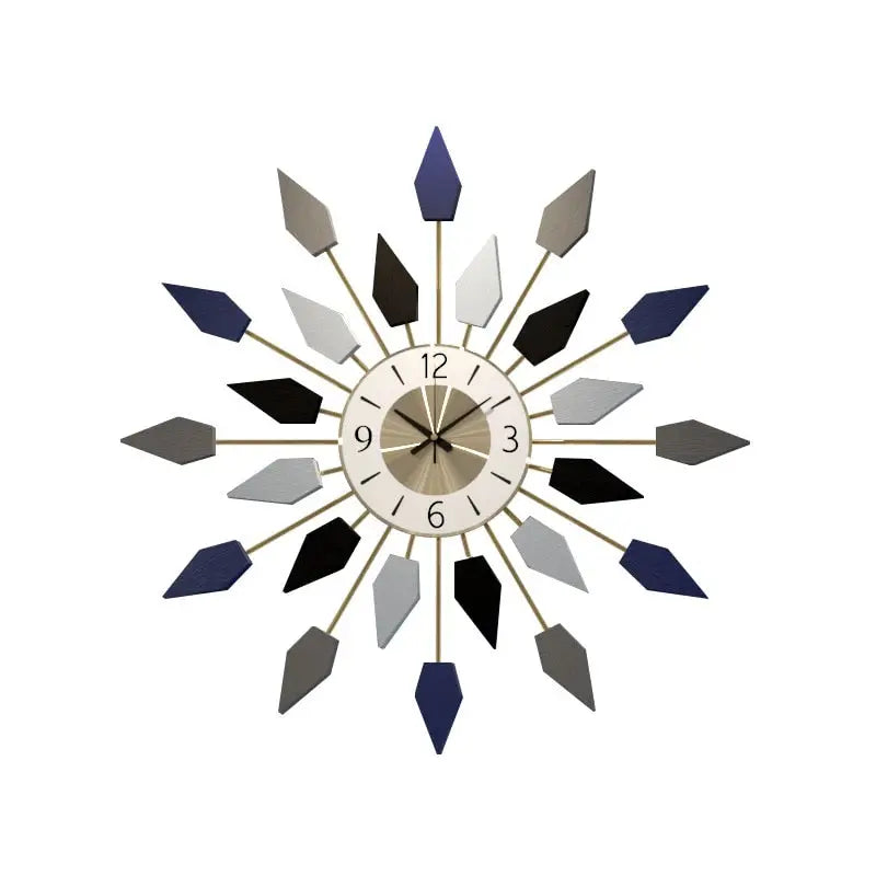 Horloge Fleur Géante Colorée