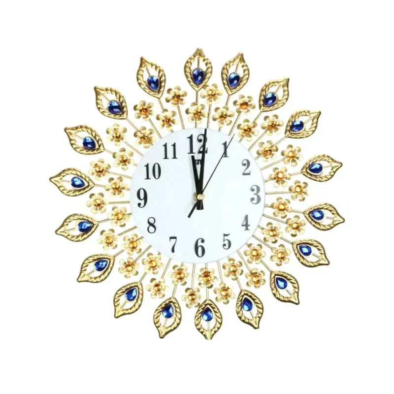 Horloge Or Fleuri