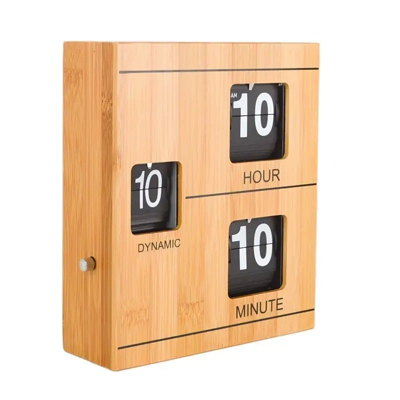 Horloge Flip Flap Vintage 25 cm — 9 Décors