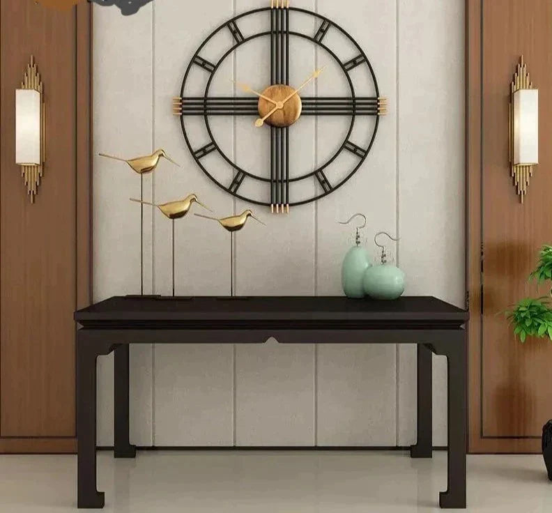 horloge en fer forgé - horloge-industrielle