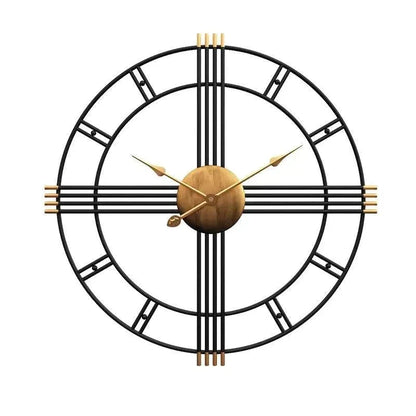 horloge en fer forgé - horloge-industrielle