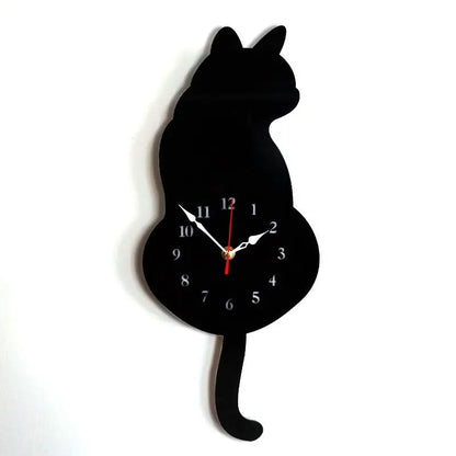 horloge en forme de chat - horloge-industrielle