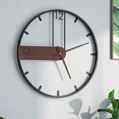 horloge industrielle bois et métal - horloge-industrielle