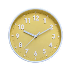 horloge jaune moutarde - horloge-industrielle