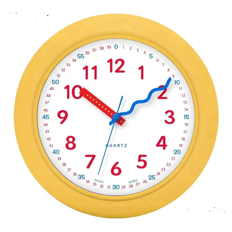 horloge jaune - horloge-industrielle