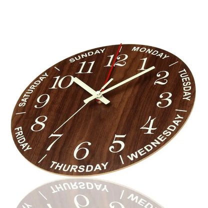 Horloge avec Jour de la Semaine - horloge-industrielle