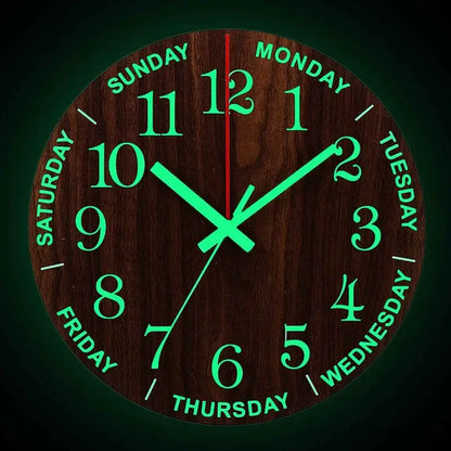 Horloge avec Jour de la Semaine - horloge-industrielle