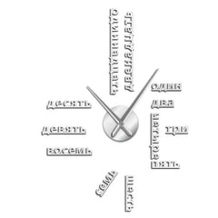 Horloge Lettres à Coller - horloge-industrielle