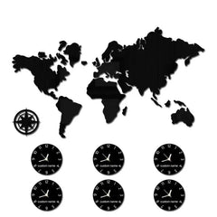 horloge mappemonde - horloge-industrielle