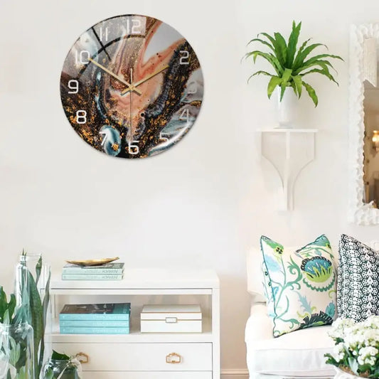 horloge en marbre - horloge-industrielle