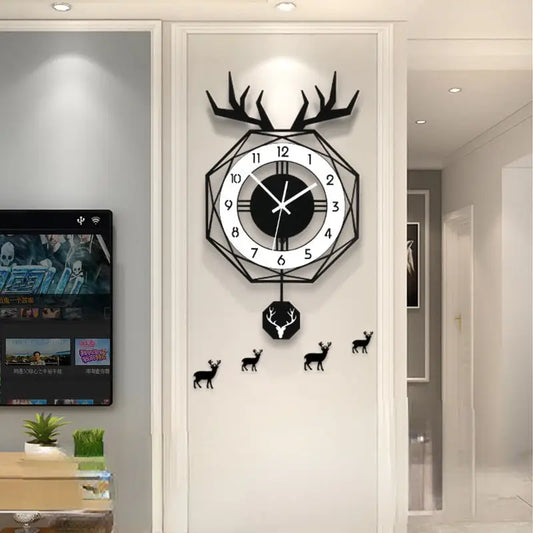 horloge metal noir - horloge-industrielle