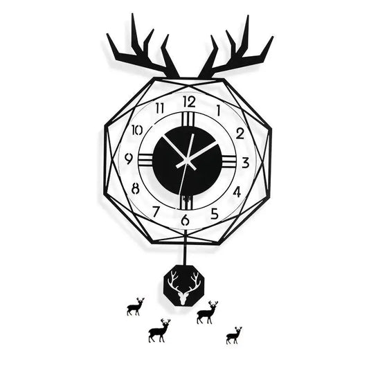 horloge metal noir - horloge-industrielle