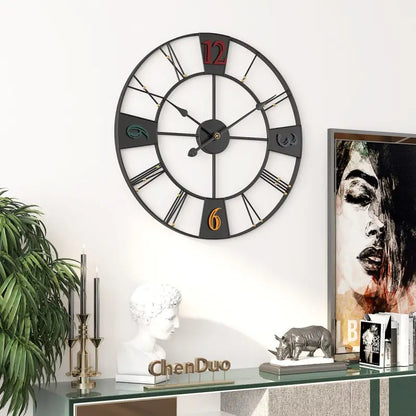 horloge minimaliste dorée - horloge-industrielle