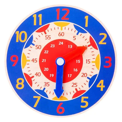 Horloge 12h Montessori - Blue