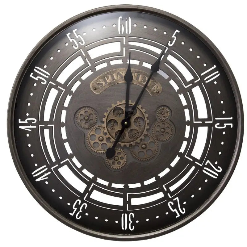 Horloge à Motif d'Engrenage