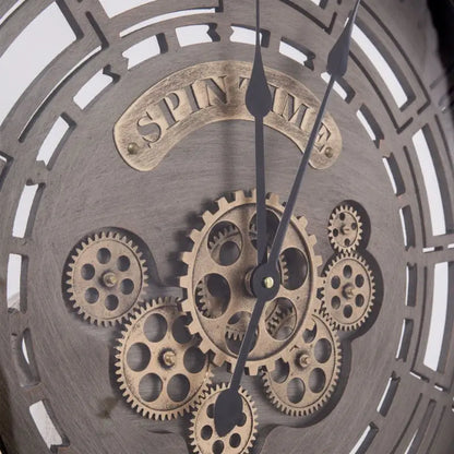 Horloge à motif d’Engrenage - horloge-industrielle