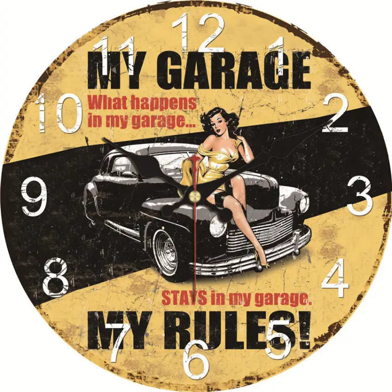 Horloge Moto Vintage - horloge-industrielle