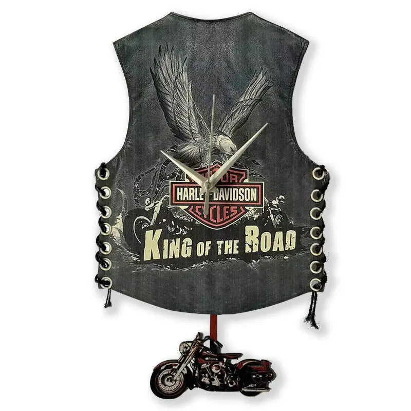 horloge moto vintage - horloge-industrielle