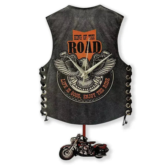 horloge moto vintage - horloge-industrielle