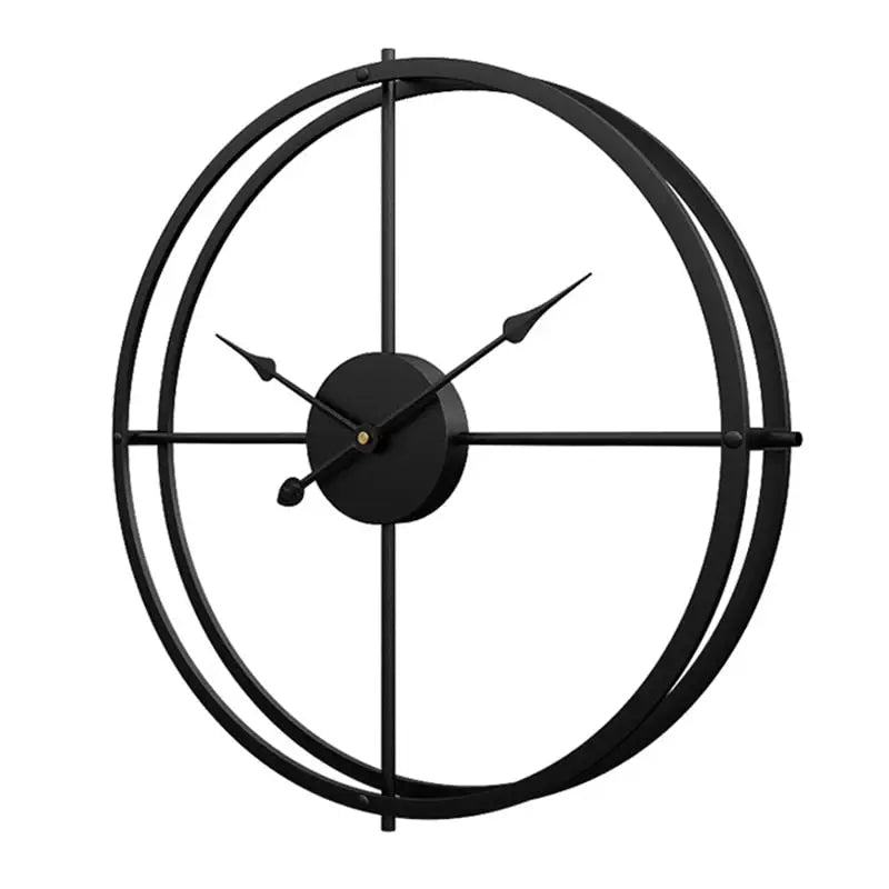 Horloge Métal 40 x 40 cm — Noir ou Or