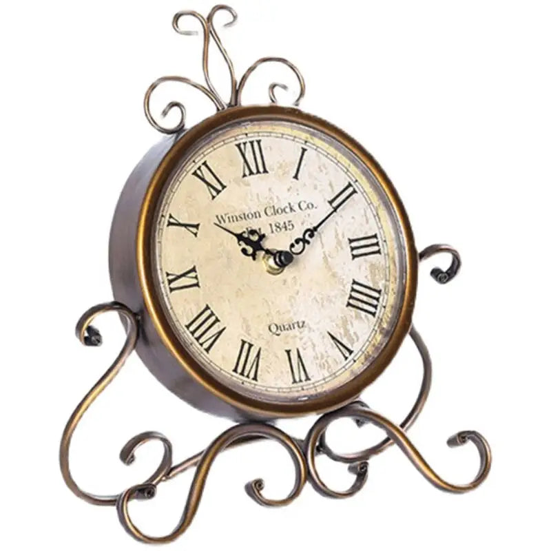 horloge en métal vintage - horloge-industrielle
